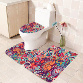 Colorful Decorative Mandala Bath Mat