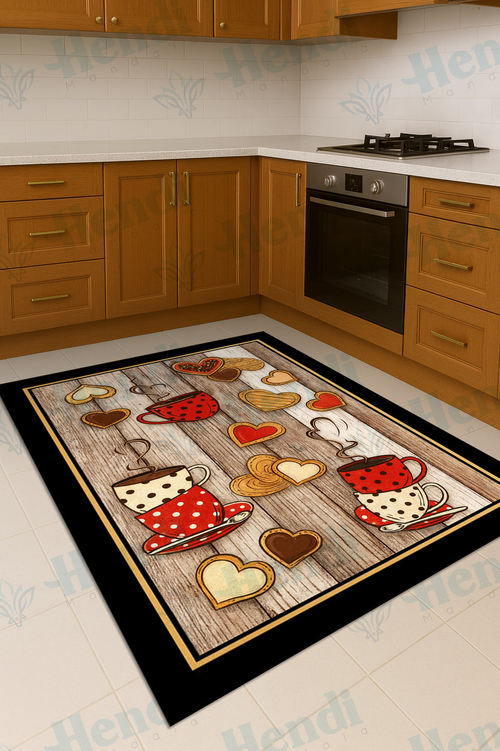 Rokitchen- Non-Slip Kitchen Printed Rug