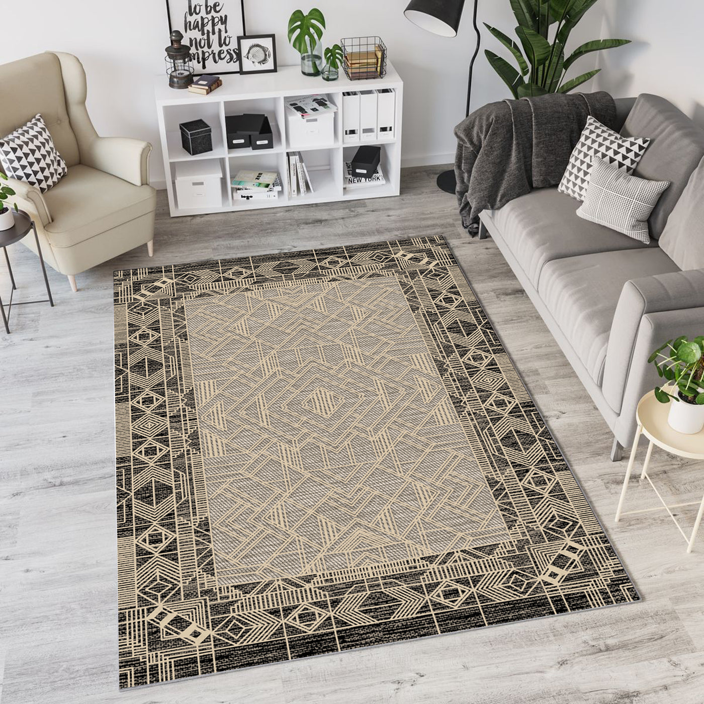 Vintage Geometric Carpet