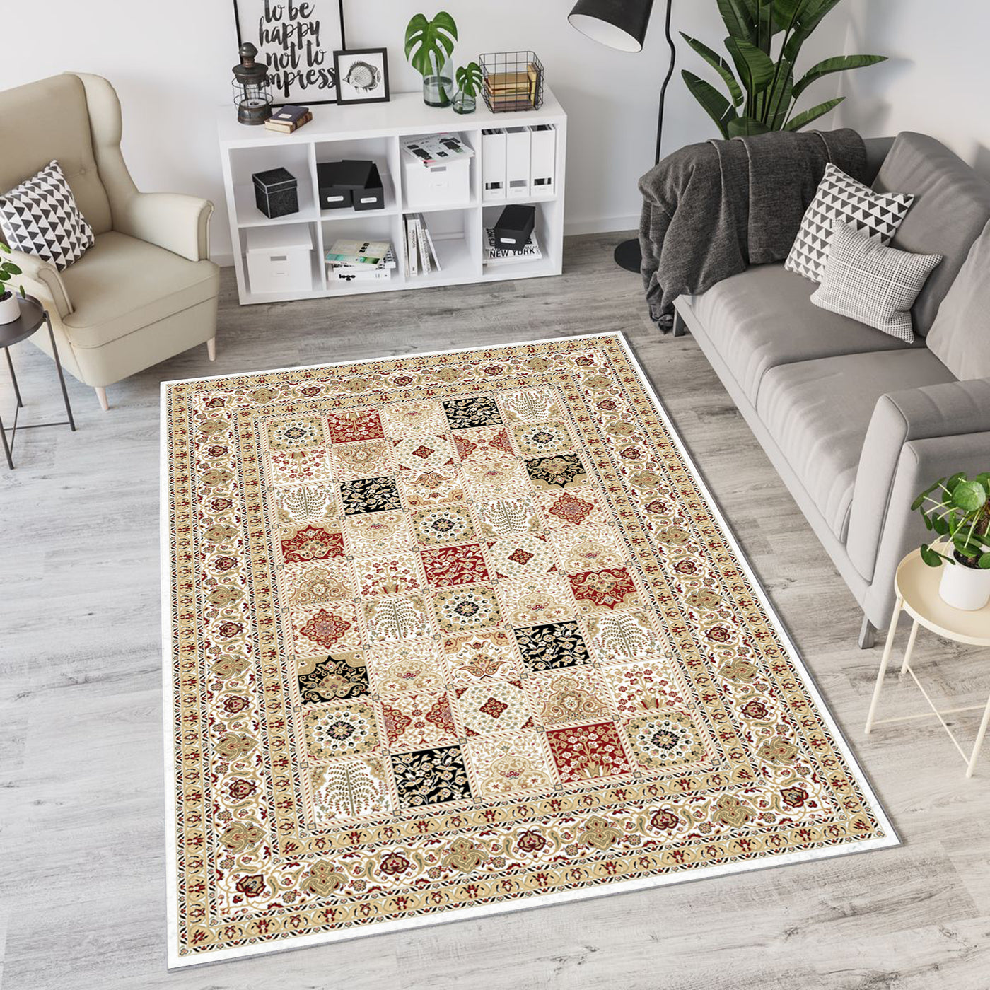 Rustic Persian Area Rug