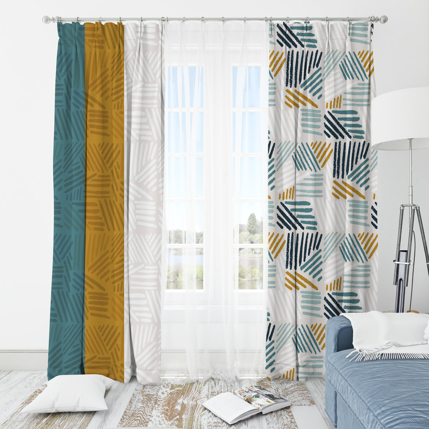 Nature-Inspired Printed Curtains for Eco-Friendly Decor