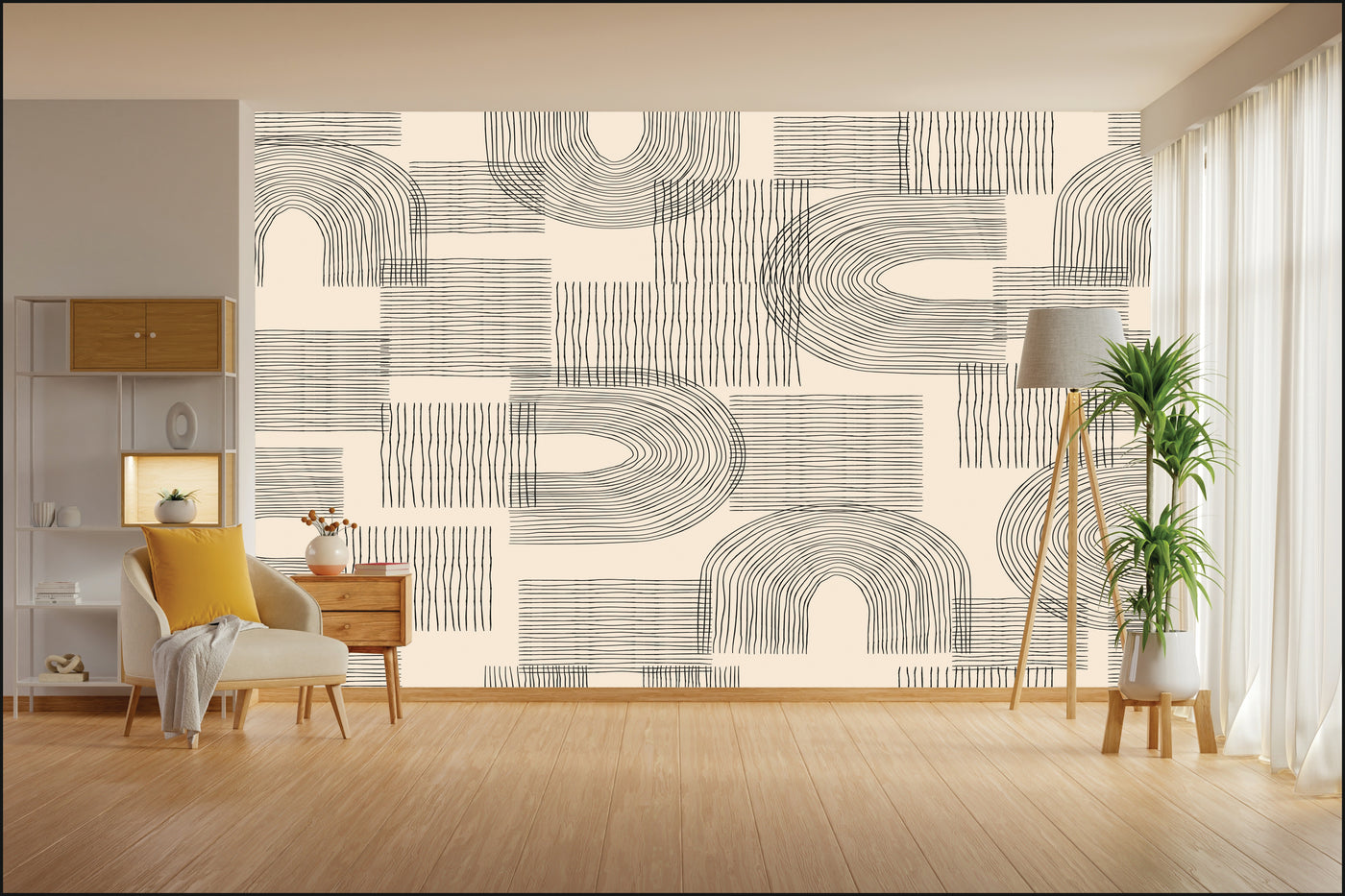 Hopna – Eco-Friendly Non-Woven Wallpaper , Price per m²