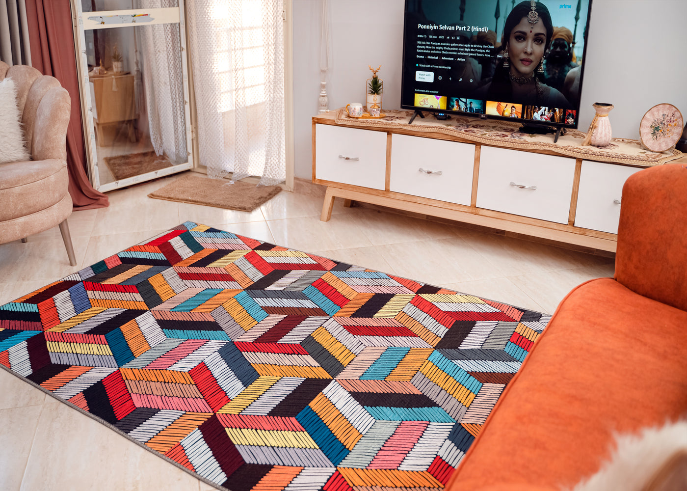 Wond - Modern Area Printed Rug