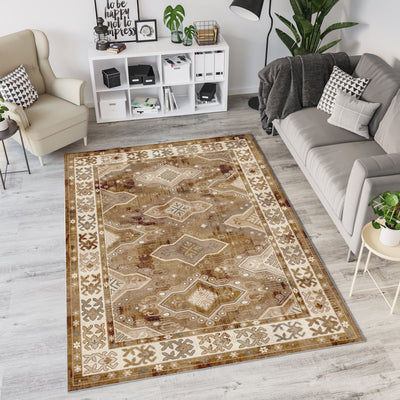 Handcrafted Look Vintage Rug