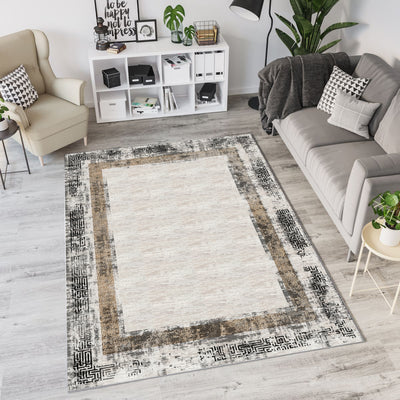 Distressed Persian Rug