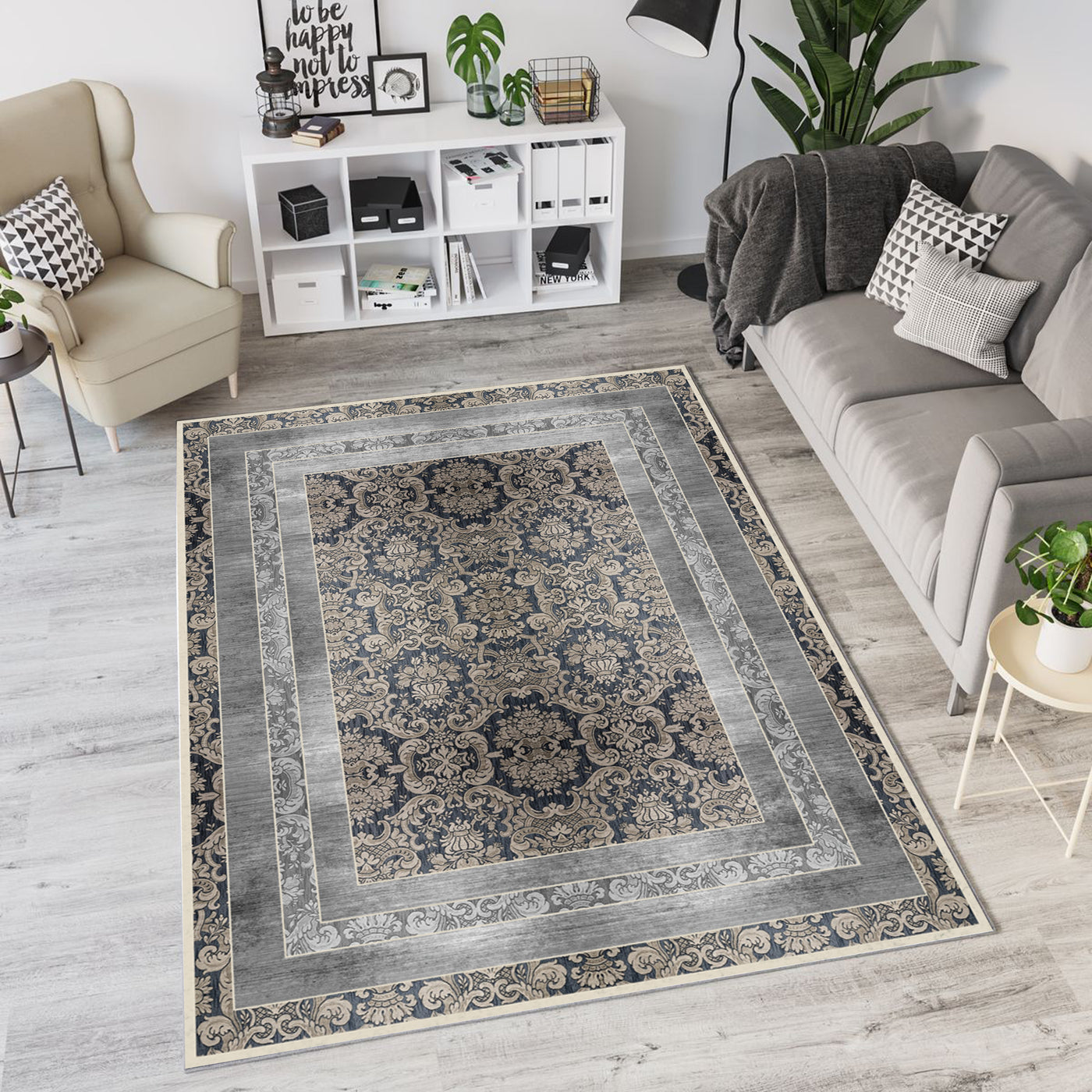 Classic Damask Rug