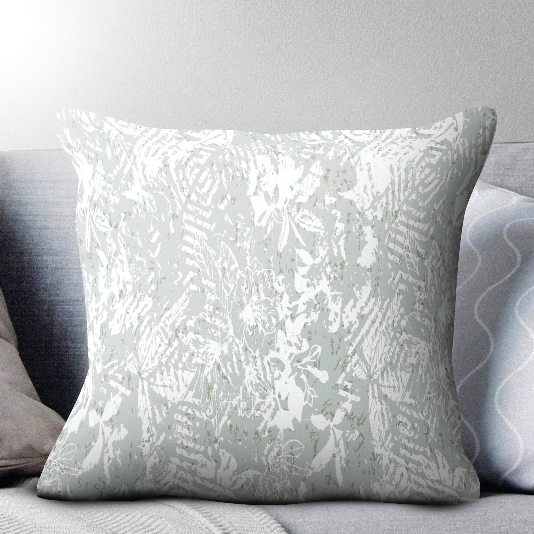 Velvet Elegance Printed Decorative Cushion