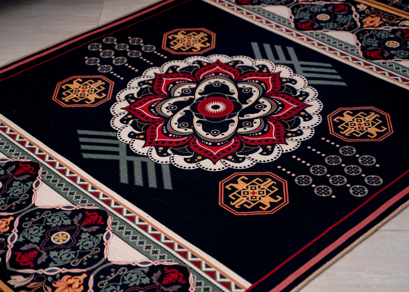 Anyera - Luxurious Soft Printed Rug