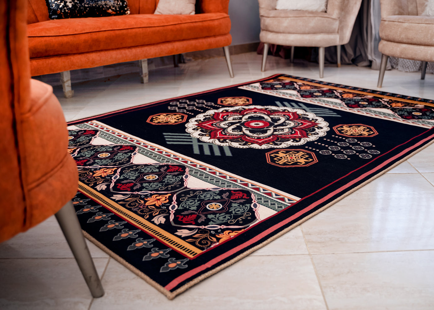 Anyera - Luxurious Soft Printed Rug