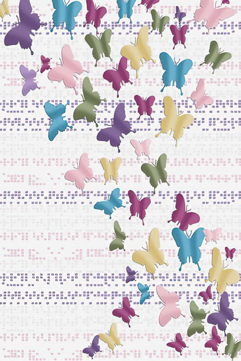 Butterfly - Modern Area Printed Rug