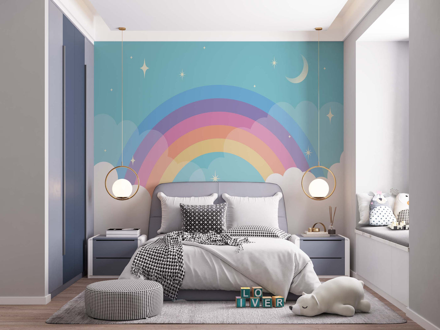 Rainbow Kid Designs Wallpaper