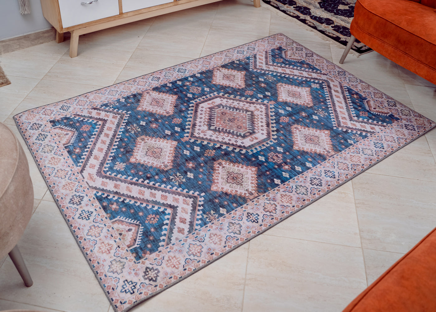 Qadda - Luxury Touch printed Area Rug
