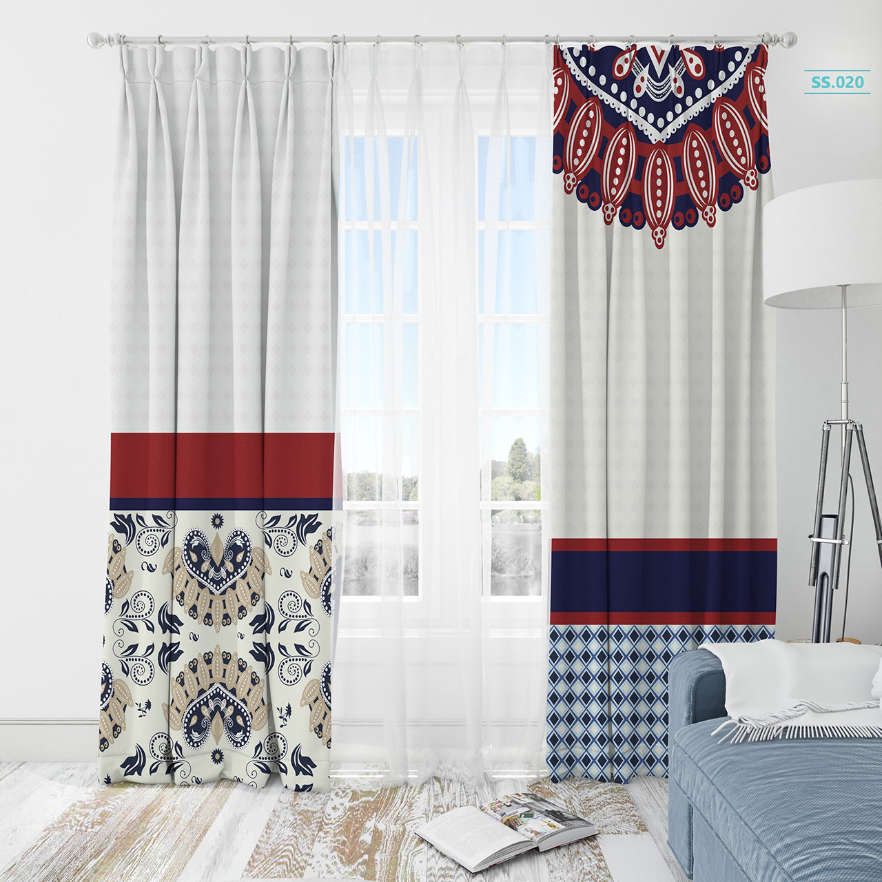 Back - Curtain with Gromments