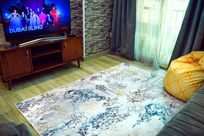 Alfa- Luxurious Soft Printed Rug