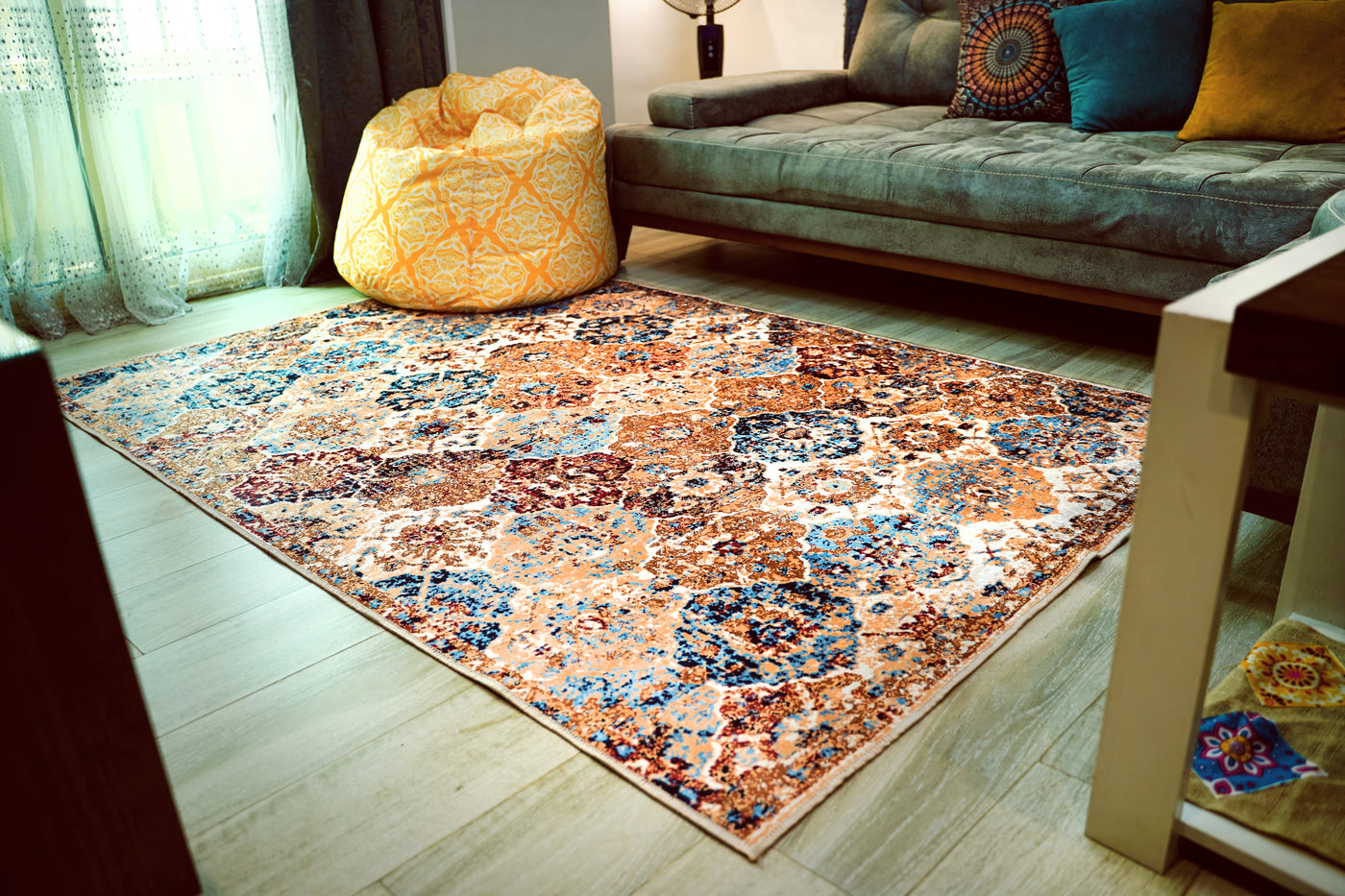 Qahira - Luxury Touch printed Area Rug