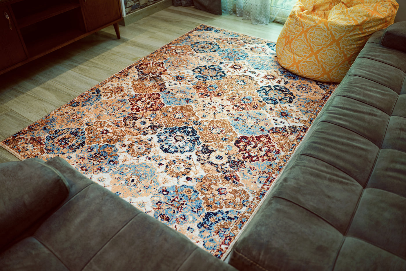 Qahira - Luxury Touch printed Area Rug