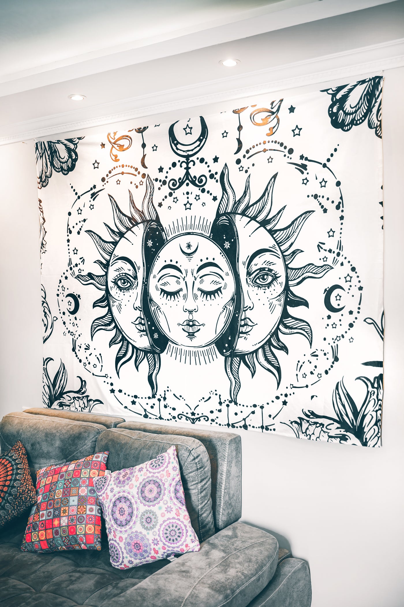 Sun To Moon Classic I Tapestry