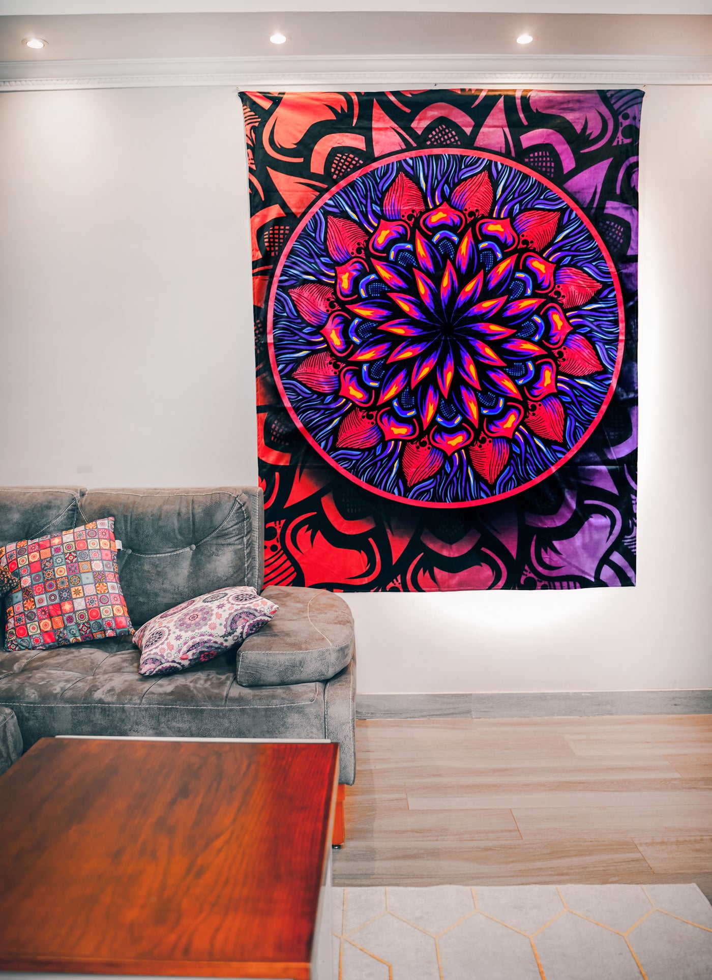 Violet Spirituality Tapestry