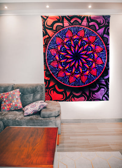Violet Spirituality Tapestry