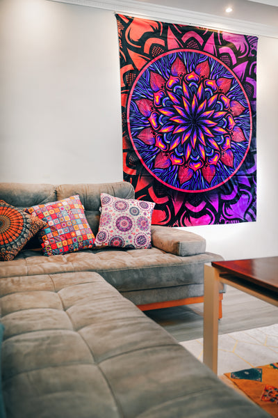 Violet Spirituality Tapestry