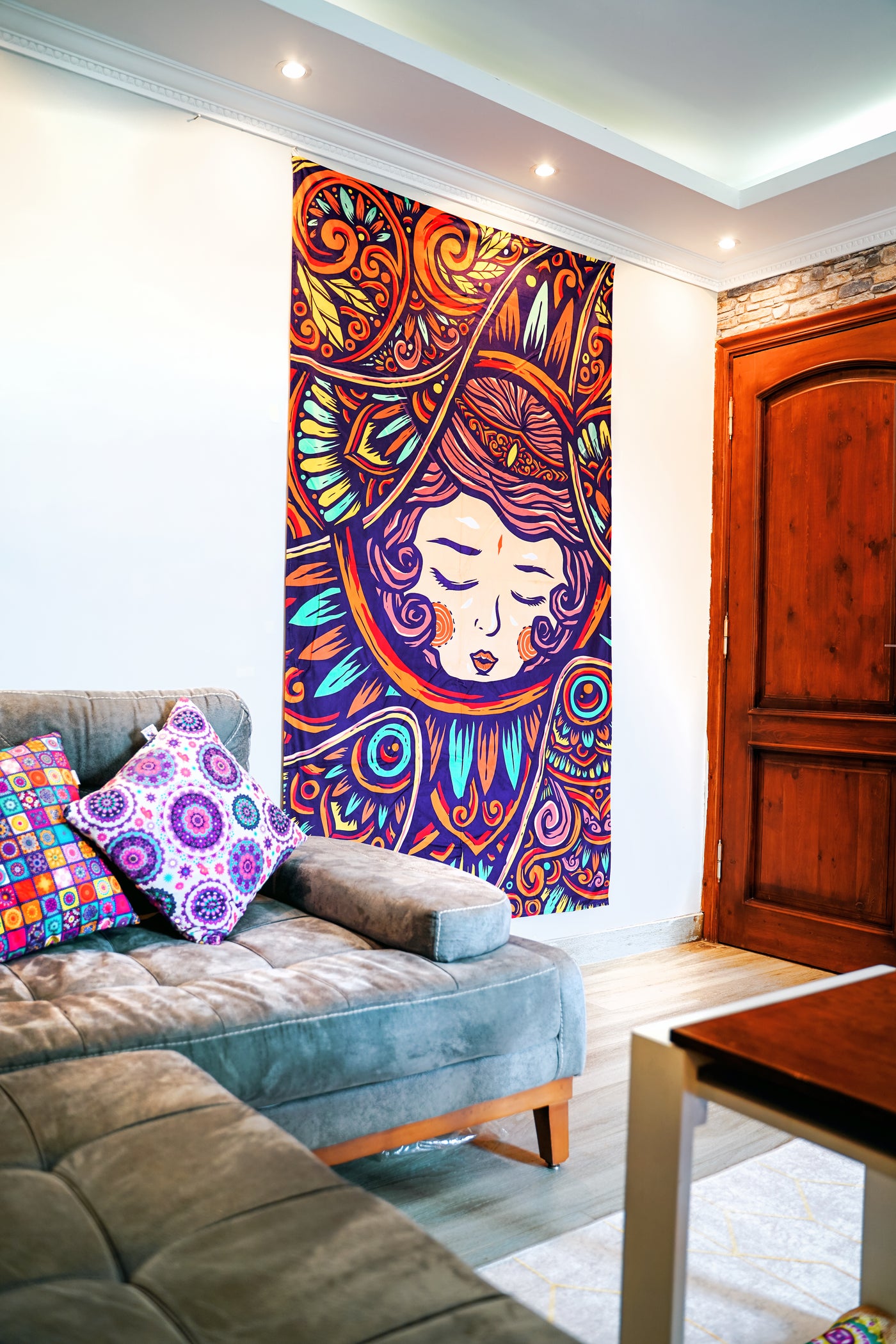 Golden Sleeping Beauty Tapestry