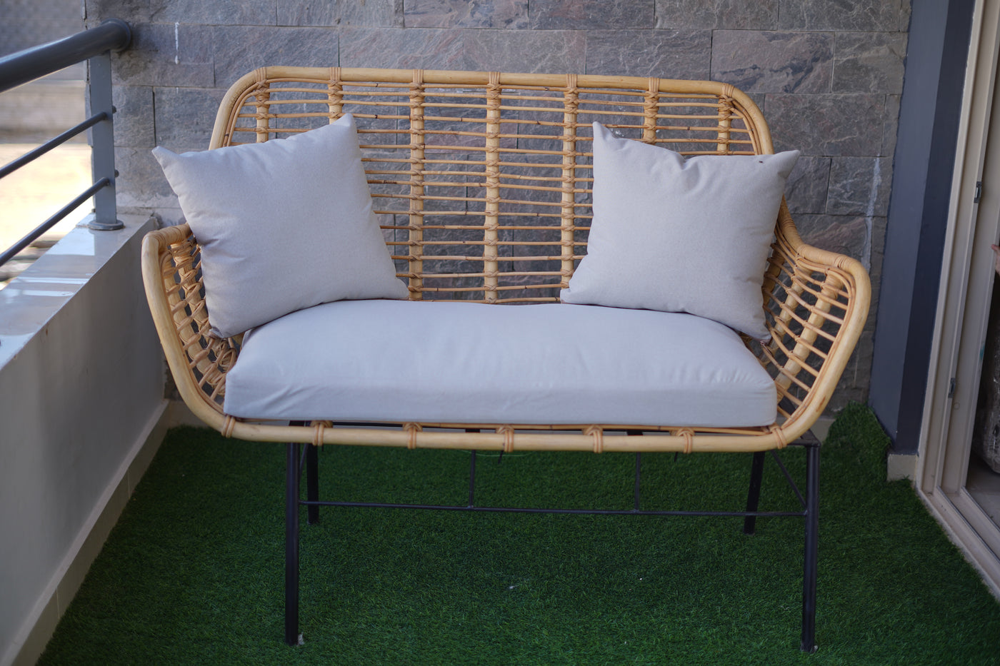 Handmade Natural Bamboo Sofa – Durable Indoor & Outdoor Piece