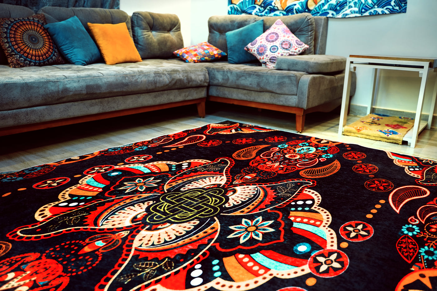 Balb- Chic Soft Area Printed Rug