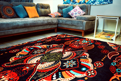 Balb- Chic Soft Area Printed Rug