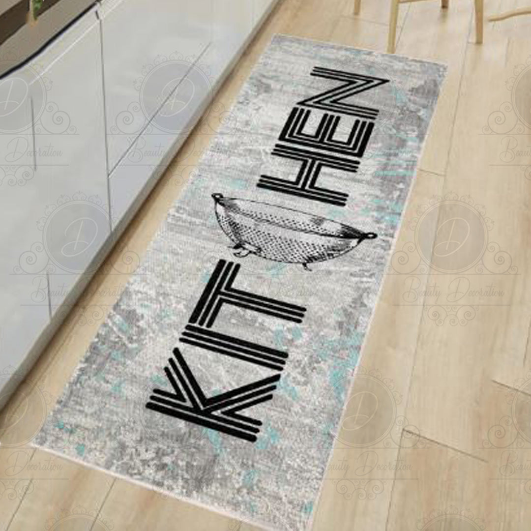 Stona - Non-Slip Kitchen Printed Rug