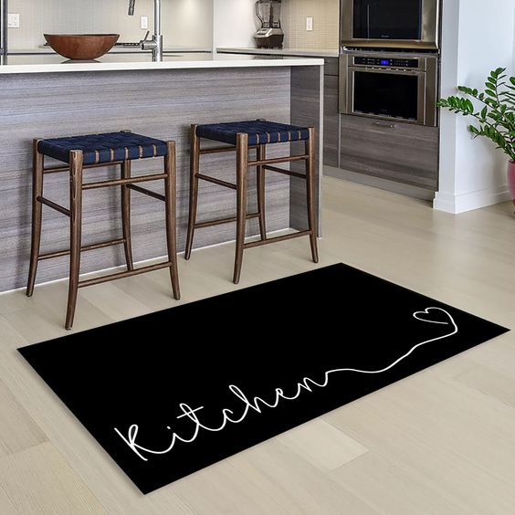 Pass- Non-Slip Kitchen Printed Rug – HENDI