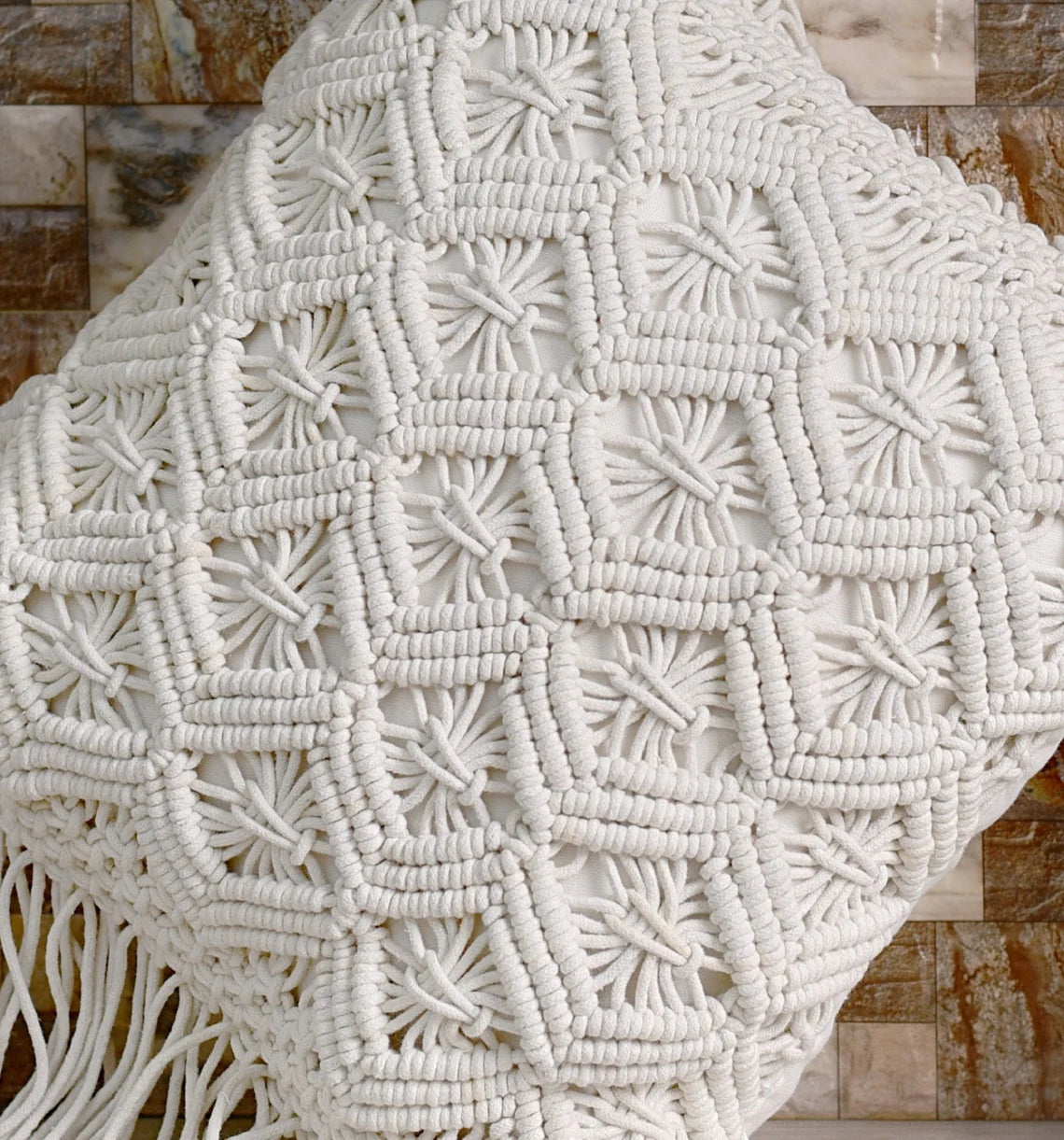 Bebe - Handmade Macrame Cushion