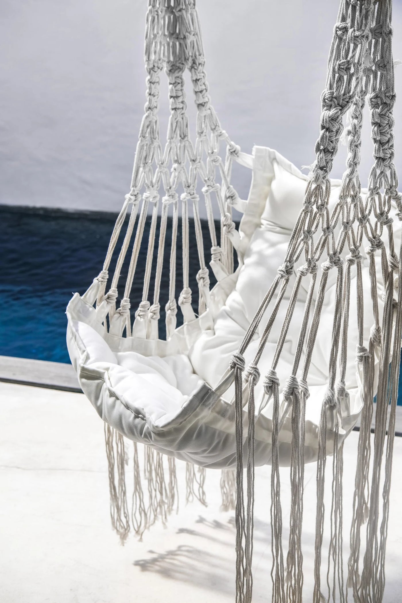 🌿Corny Macrame Hanging Hammock Chair – Boho Indoor & Outdoor Swing