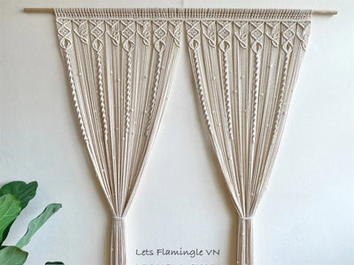 Flaming - Handmade Macrame Curtain