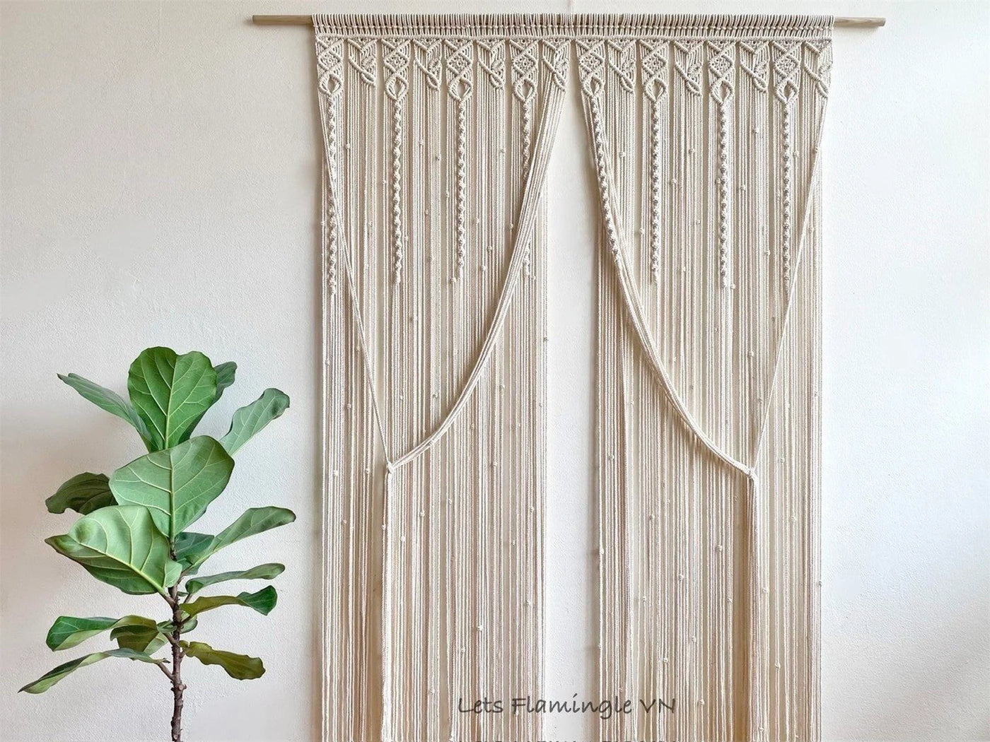 Flaming - Handmade Macrame Curtain