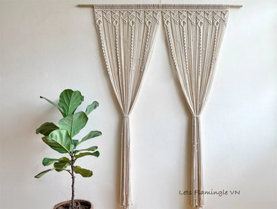 Flaming - Handmade Macrame Curtain