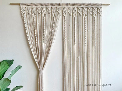 Flaming - Handmade Macrame Curtain