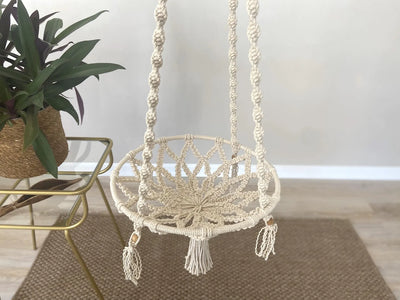 🐾 MeshMesh Macrame Pet Hammock – Cozy Boho Bed for Cats & Small Dogs