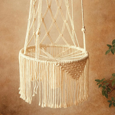 🐾 Yota Macrame Pet Hammock – Cozy Boho Bed for Cats & Small Dogs