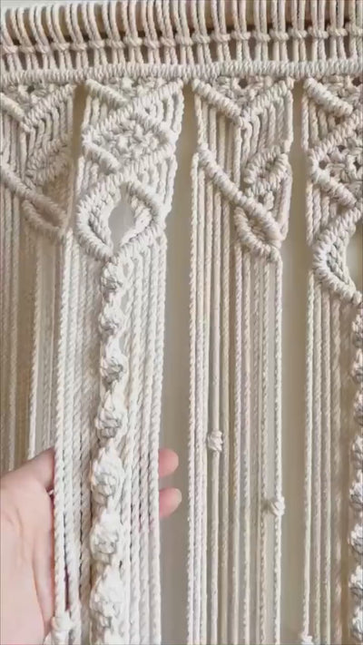 Flaming - Handmade Macrame Curtain