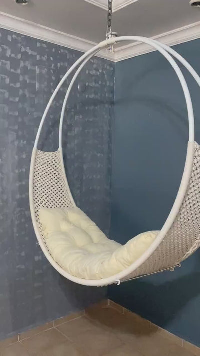 🌿Zaw Macrame Hanging Hammock Chair – Boho Indoor & Outdoor Swing