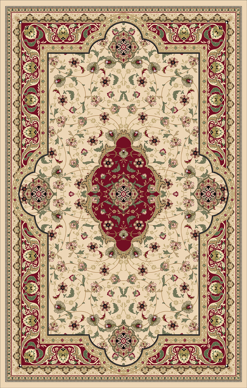 Vintage Royal Pattern Rug – HENDI