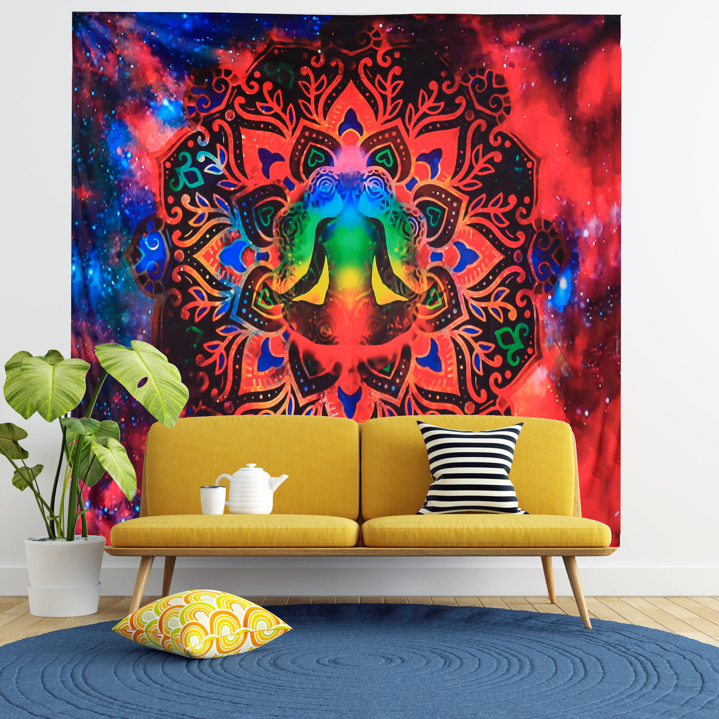 Deep Yoga Tapestry