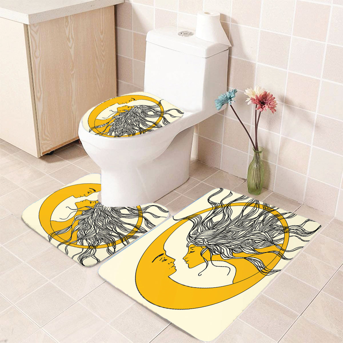 Love Circle Bath Mat