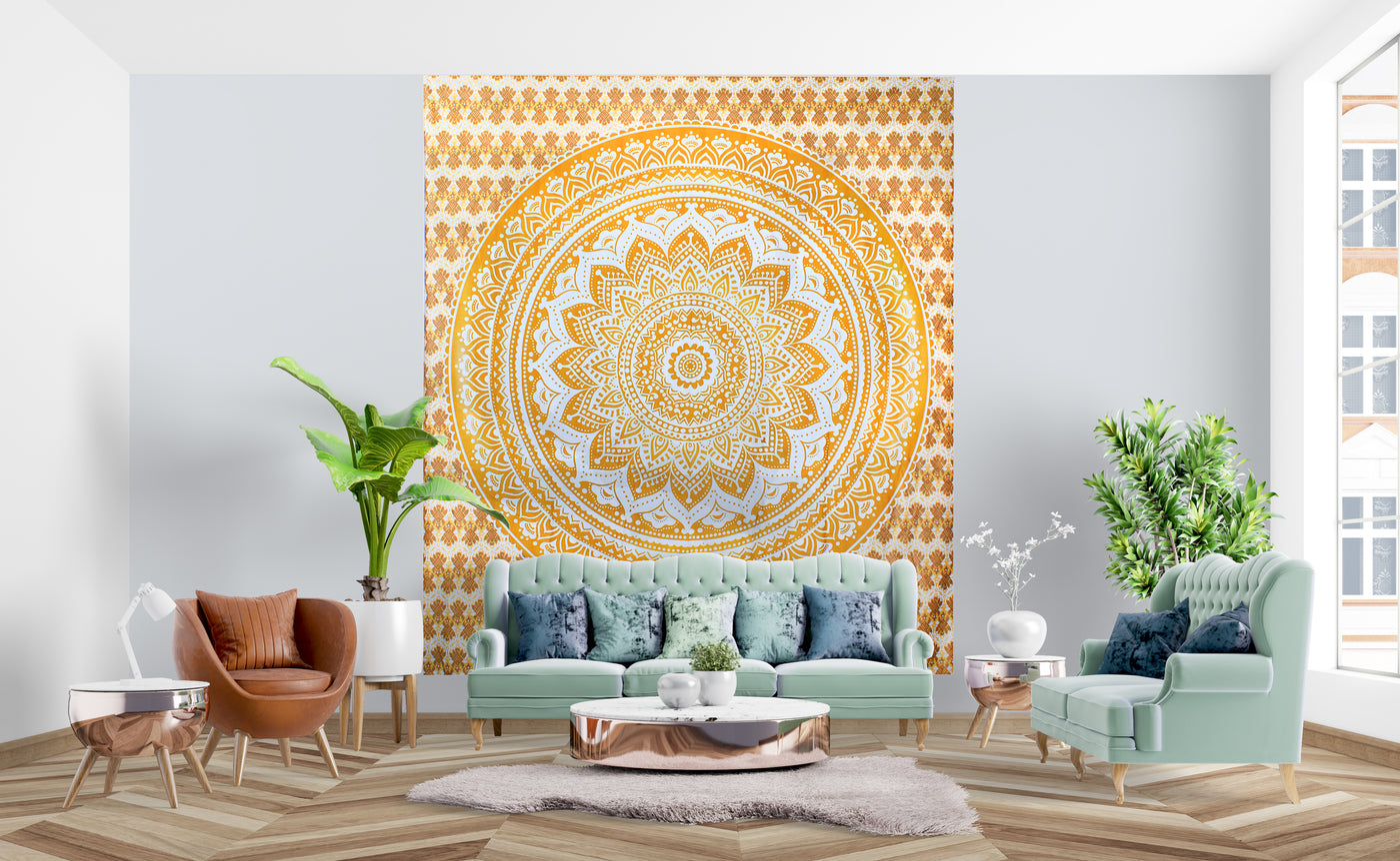Eternally Classic Orange Tapestry