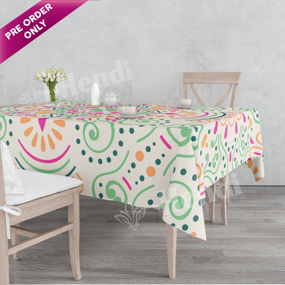 Light Petals Table Cover