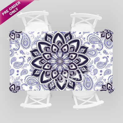 White peace Table Cover