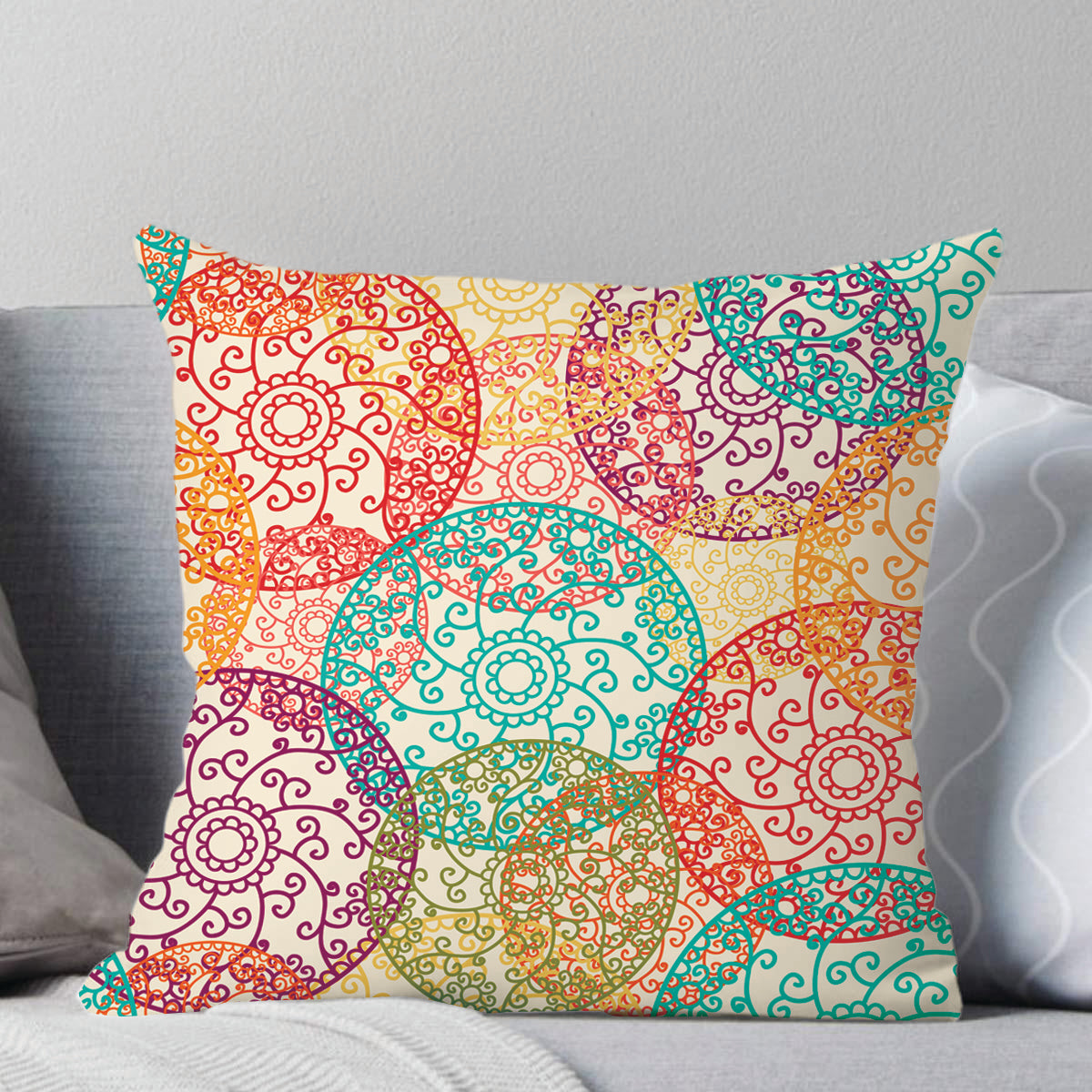Mandala Circles Cushion