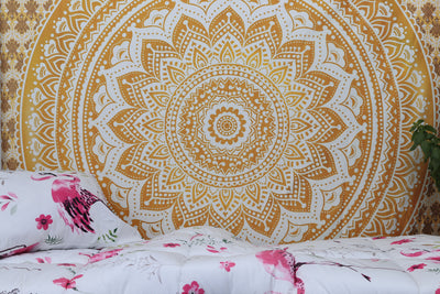 Eternally Classic Orange Tapestry